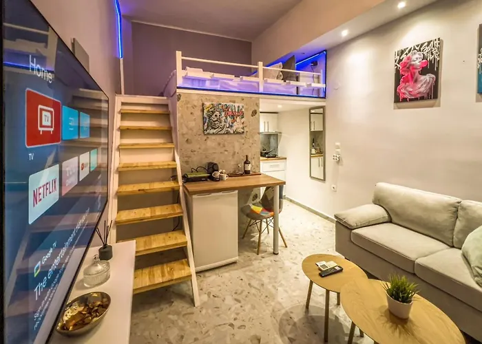 아파트 Gimispacefive - Urban Microloft In Center 테살로니키